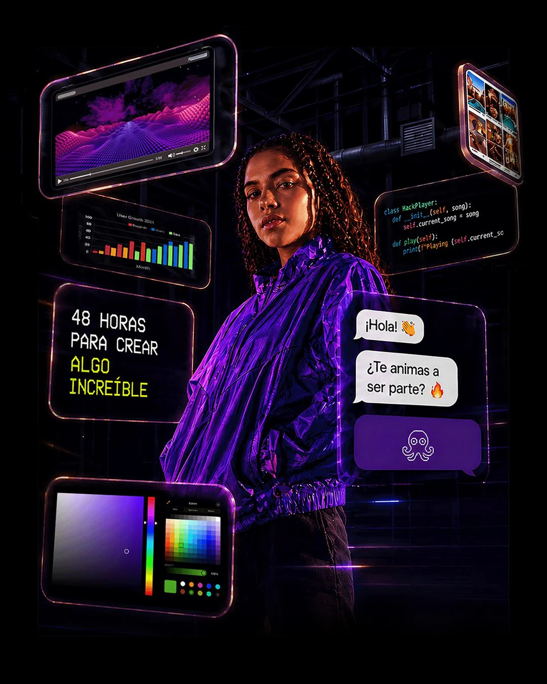 Cartel de HackAdton Puebla